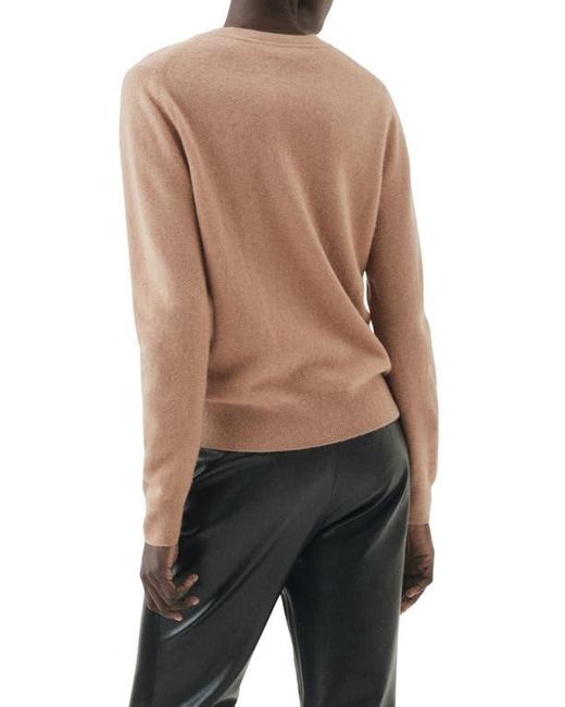 Mango Black Crewneck Cashmere Sweater