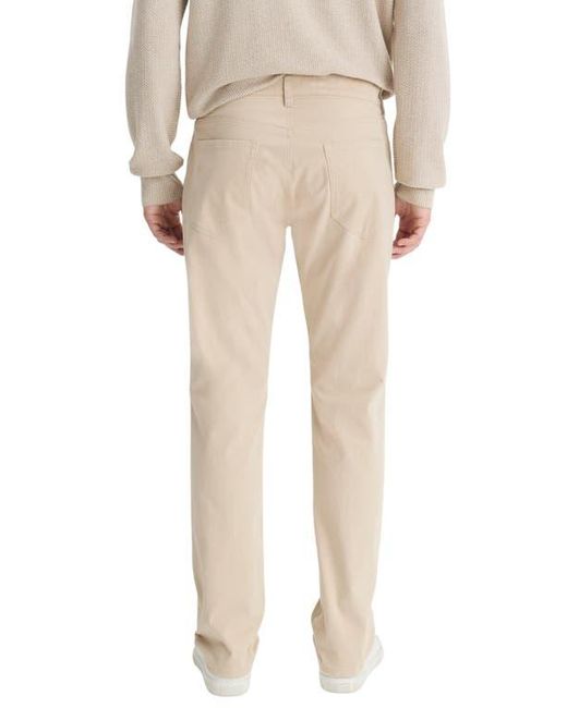 Vince Natural Dylan Slim Fit Peached Stretch Cotton Pants for men