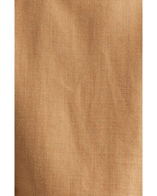 Visvim Brown Strato Linen & Wool Jacket for men