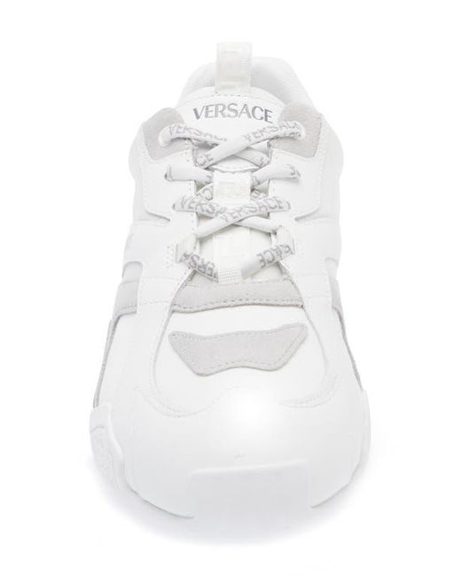 Versace White Logo Sneaker for men