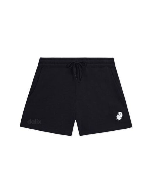 Alix Blue Ghost Midweight Washed Fleece Shorts
