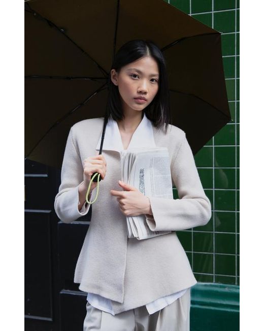 Original Duckhead Natural Compact Umbrella With Automatic Open-Close Function