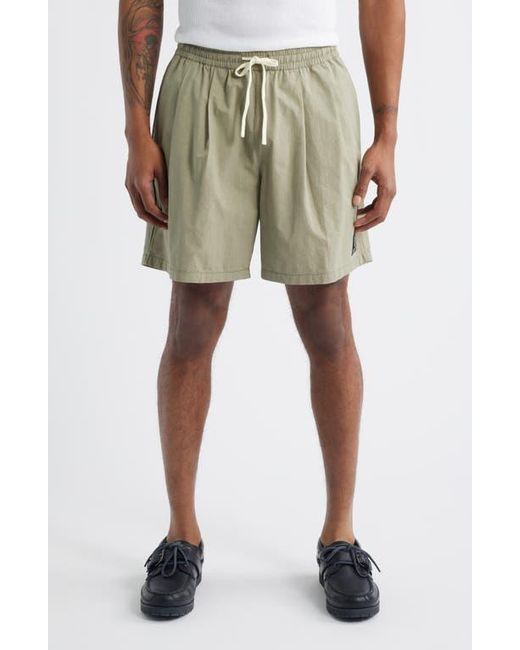 Standard Issue Natural Camp Pleated Shorts for men