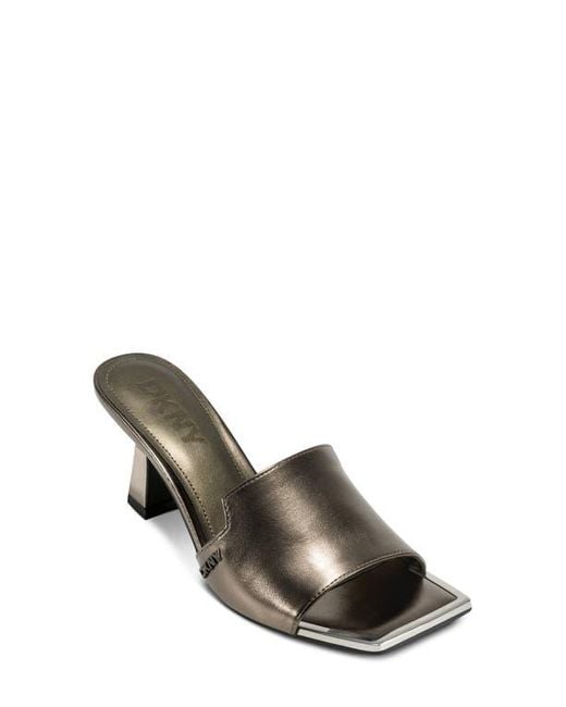 DKNY Brown Kailyn Slide Sandal