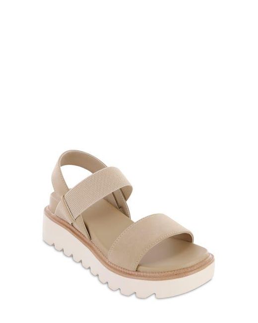 MIA Metallic Jene Platform Wedge Sandal