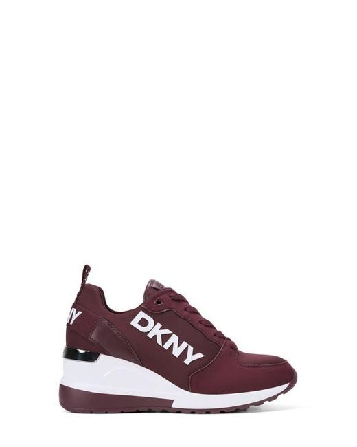 DKNY Purple Cait Wedge Sneaker