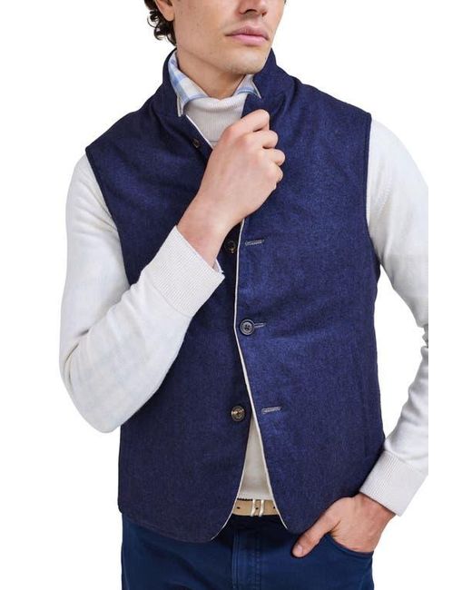 Eleventy Blue Reversible Technical Vest for men