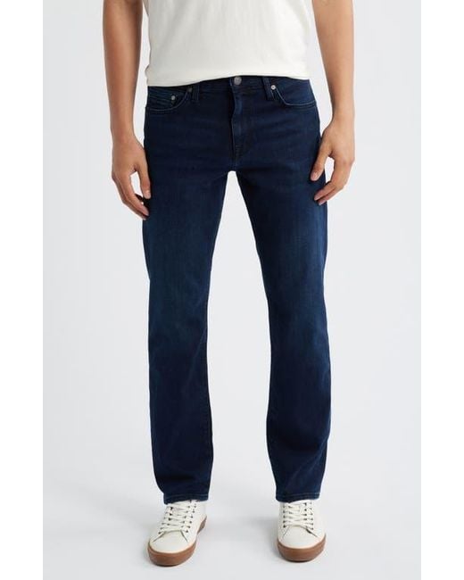 Mavi Blue Matt Relaxed Straight Leg Jeans for men