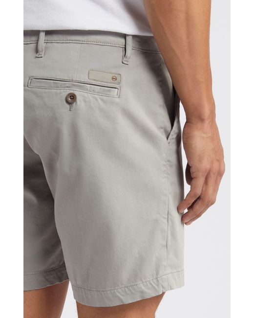AG Jeans Gray Cipher 7-inch Chino Shorts for men
