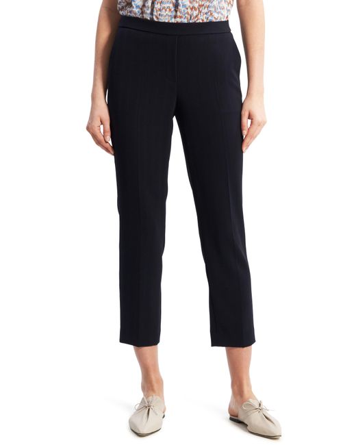Theory Treeca Admiral Pull-on Crop Pants in Black | Lyst