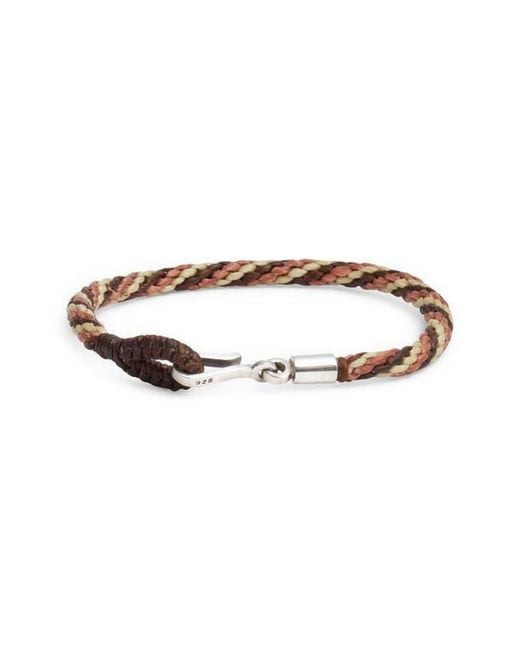 Caputo & Co. Multicolor Macramé Bracelet for men