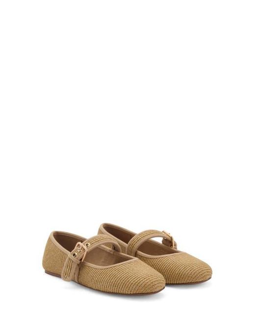 Mango Multicolor Buckle Woven Mary Jane Plat