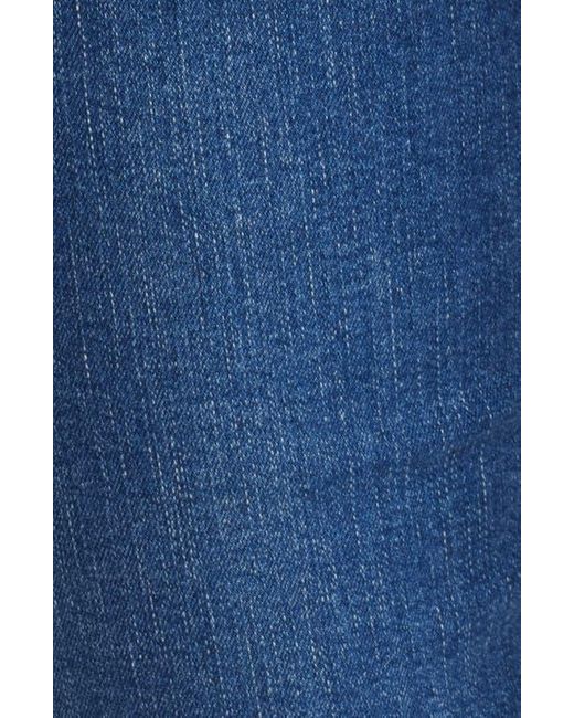 FRAME Blue The Pencil High Waist Slim Straight Leg Jeans