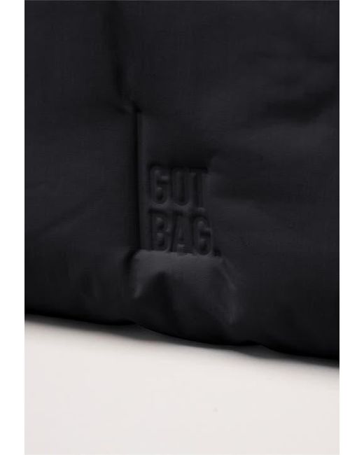 GotBag Black Cloud Shoulder Bag Recycled Nylon Puffer Handbag