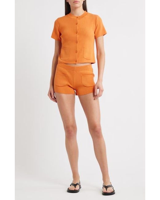 Mango Orange Figo Cardigan