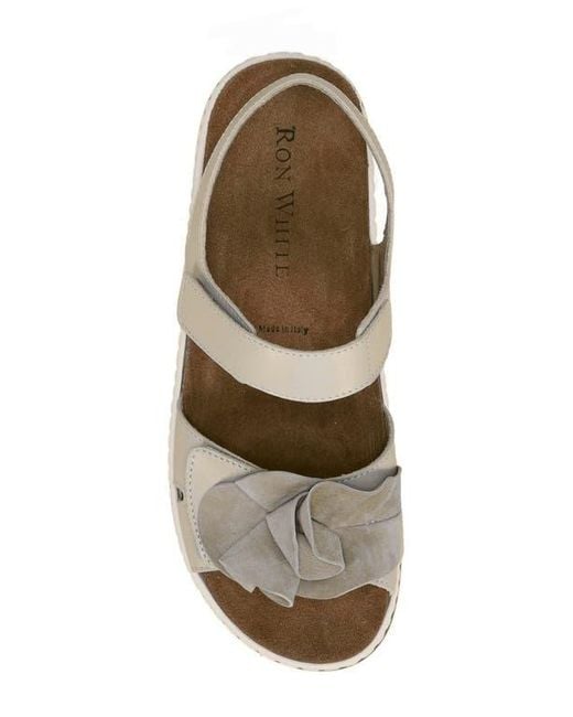 Ron White Multicolor Frances Slingback Platform Wedge Sandal