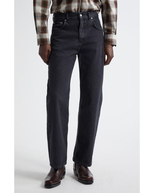 Second Layer Blue Big Papi Slim Straight Leg Jeans for men