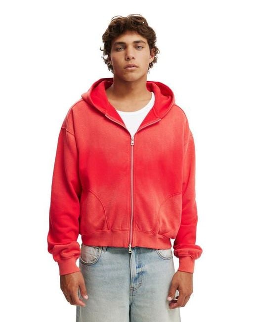 theredthread S zipup hoodie cropped Cotton On Cropped Zip Up