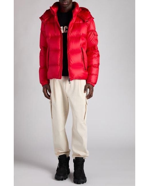 Moncler Red Couyere Down Puffer Jacket for men