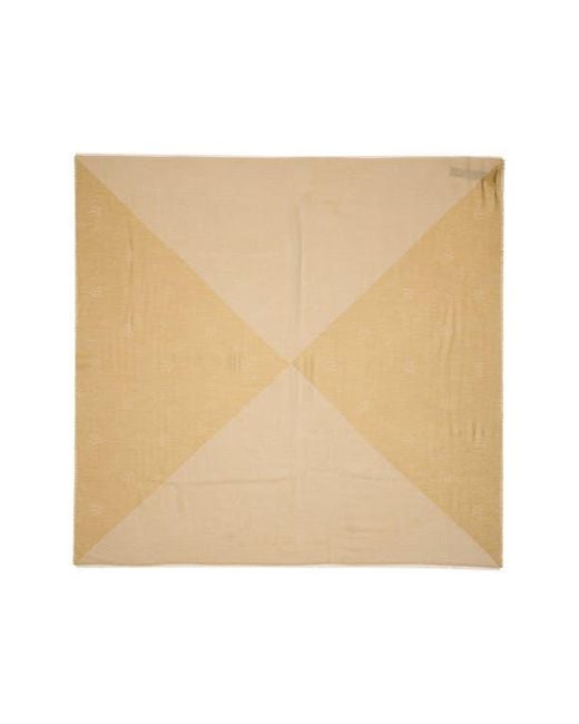 Rag & Bone Natural Geo Dagger Wool Blend Square Scarf