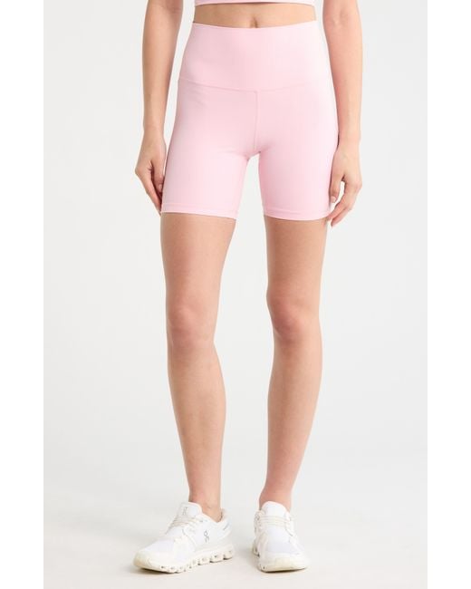 Mpg Pink Ribbed Shorts