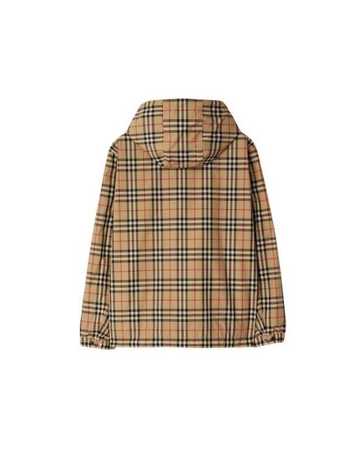 Burberry Blue Reversible Check Jacket for men
