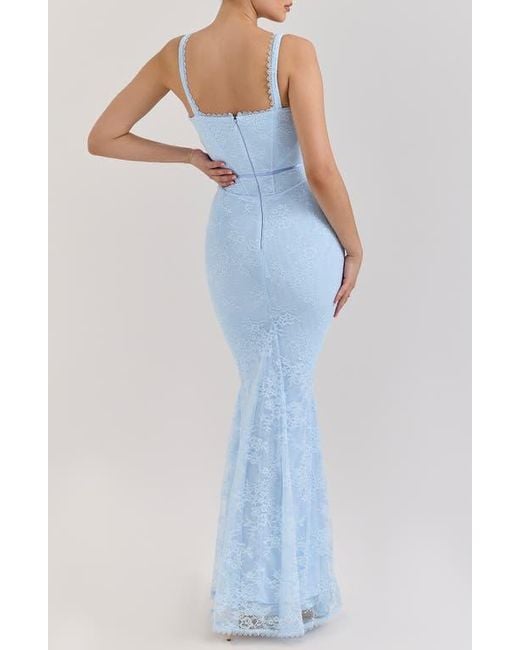 sachin and babi light blue dress House Of CB, Estelle New Wedding Dress Save 26%