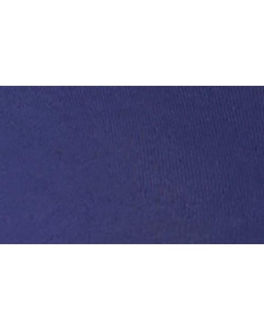 Halogen® Blue Collared Cotton Blend Cardigan
