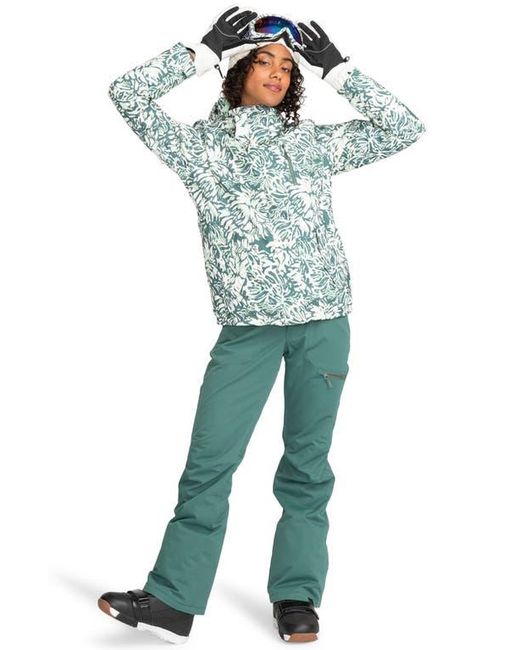 Roxy Green Jetty Waterproof Snow Jacket