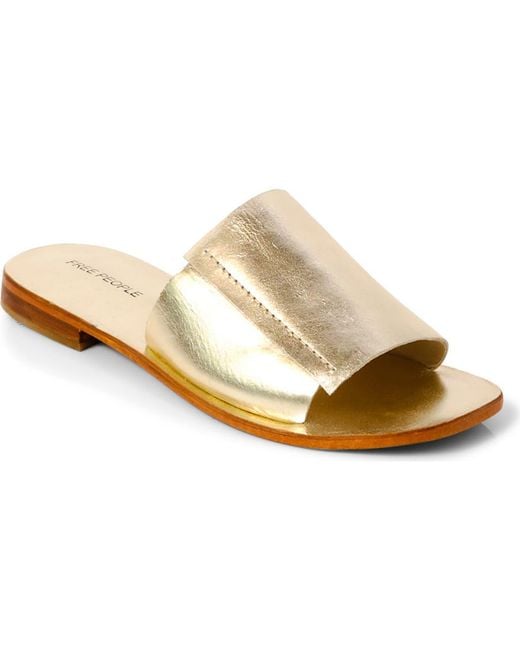 Free People Metallic Verona Slide Sandal