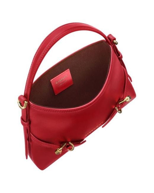 Givenchy Red Nano Voyou Leather Crossbody Bag