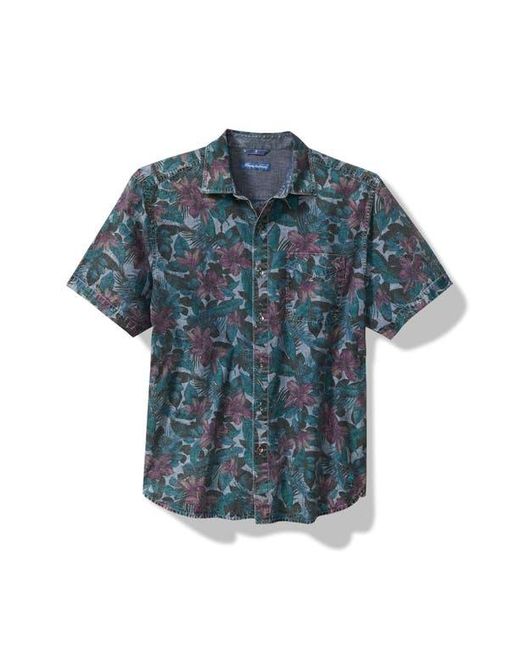 Tommy Bahama Blue Bay Gardens Cotton Denim Button-Up Shirt for men
