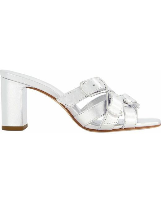 Bernardo1946 Footwear White Bea Heel