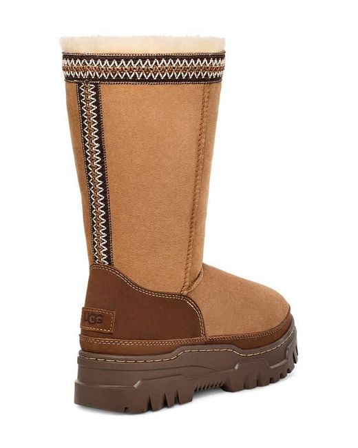 Brown waterproof ugg boots deals