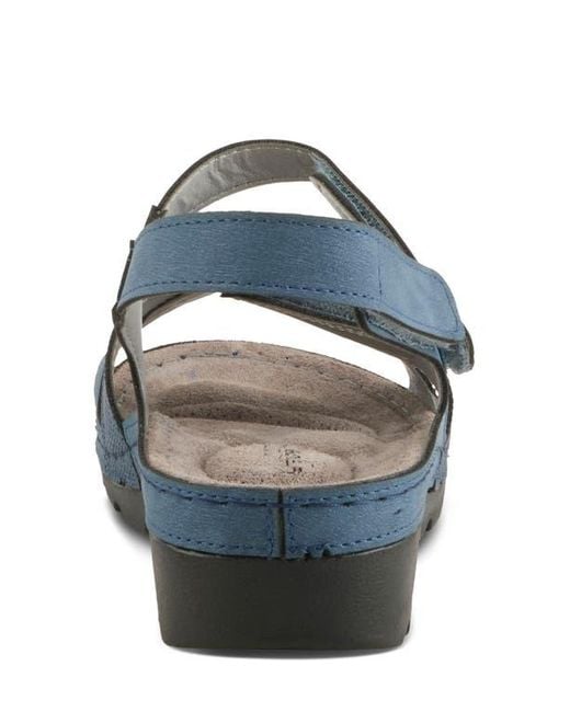 Flexus by Spring Step Blue Orwell Sandal
