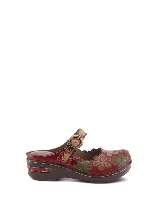 Spring Step Brown Flochino Platform Mule