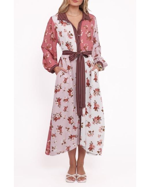 Petal & Pup Maiden Long Sleeve Shirtdress in Pink | Lyst Petal & Pup Maiden Long Sleeve Shirtdress in Pink | Lyst