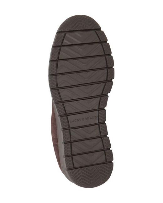 Lucky Brand Brown Sondruh Platform Wedge Bootie