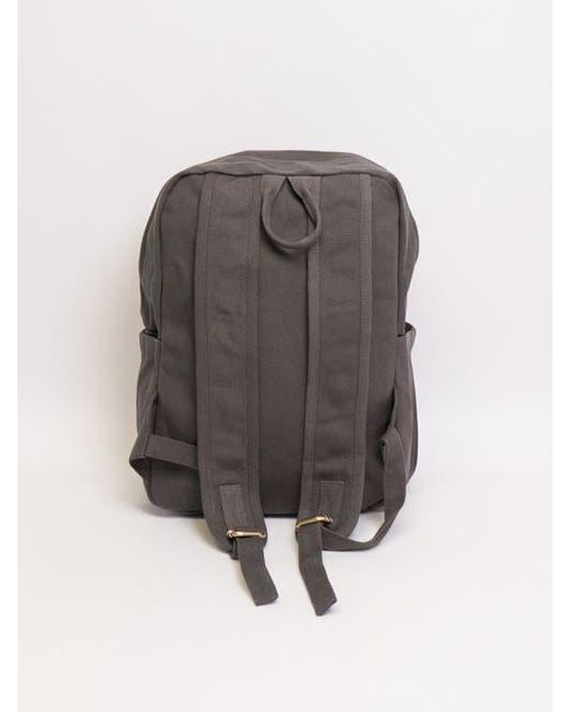 Terra Thread Gray Organic Cotton Backpack