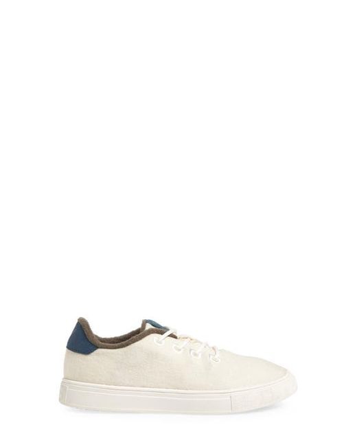 YY Nation White Cirro Wool Blend Water Resistant Low Top Sneaker