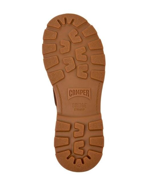 Camper Brown Brutus Moc Toe Loafer for men