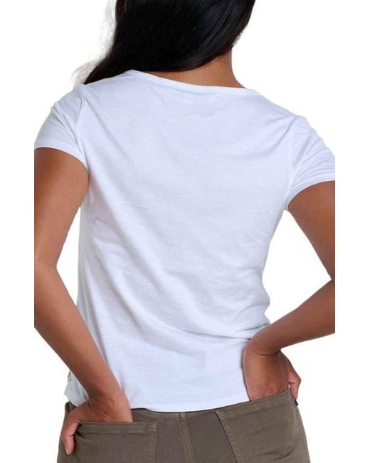 Toad & Co. White Marley Tee