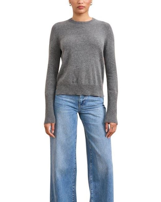 La Ligne Black Solid Lean Lines Sweater