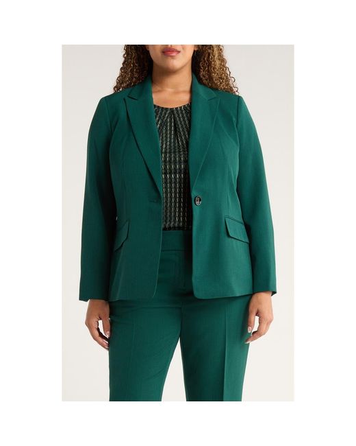 Kasper Green Peak Lapel Jacket