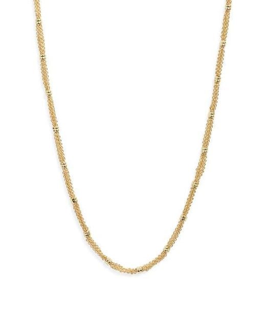 Nordstrom Metallic Gathered Chain Wrap Necklace