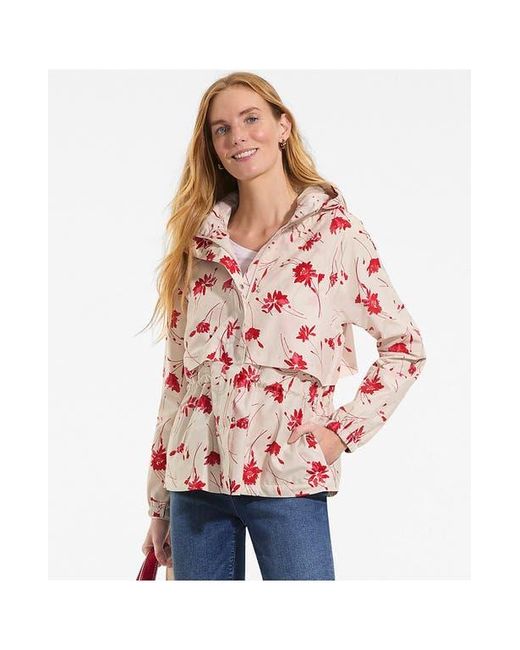 Lands' End Red Squall Packable Rain Jacket