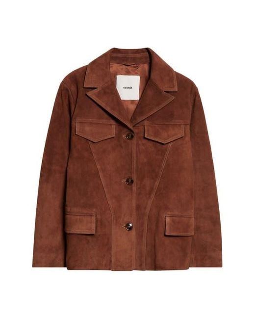 Siedres Brown Asean Suede Jacket