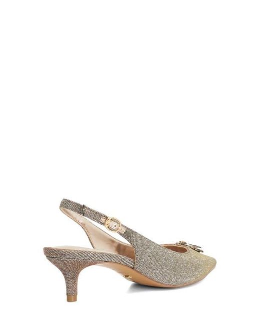 Dune Multicolor Context Pointed Toe Slingback Pump