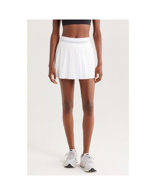 Nike Court Advantage Dri Fit Pleated Tennis Skort in White Lyst