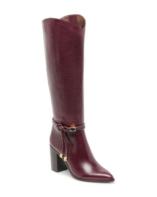 Dolce Vita Women's Red Tarren Knee High Boot